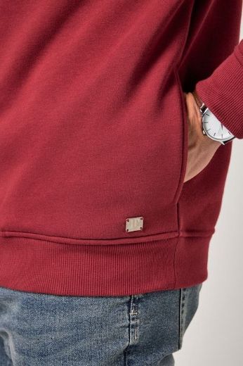 Plus size veliki brojevi Pulover dugih rukava s polu patentnim zatvaračem za punije