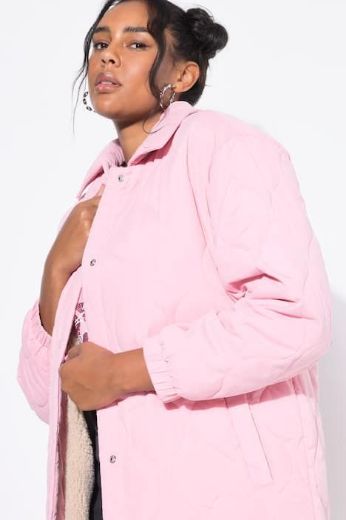 Plus size veliki brojevi Jakna prošivena dužeg kroja za punije