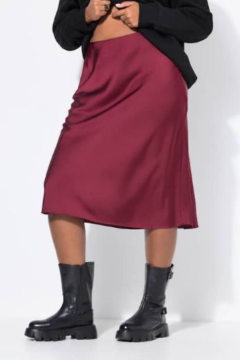 Plus size veliki brojevi Suknja midi A kroja za punije