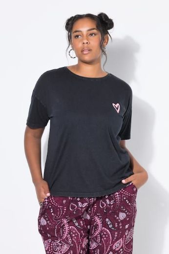 Plus size veliki brojevi Majica kratkih rukava šireg kroja za punije
