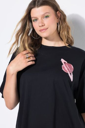 Plus size veliki brojevi Majica kratkih rukava šireg kroja za punije