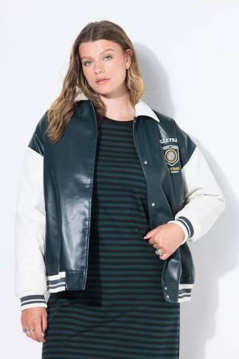 Plus size veliki brojevi Jakna na kopčanje za punije