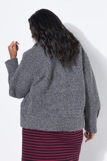 Plus size veliki brojevi Jakna lagana od vune za punije