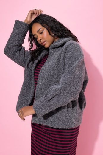 Plus size veliki brojevi Jakna lagana od vune za punije