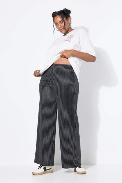 Veliki brojevi Hlače širokih nogavica moda za punije