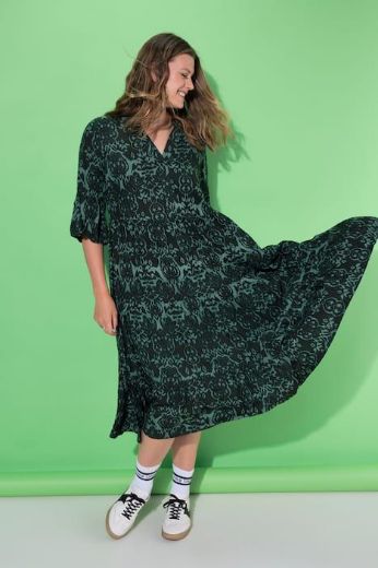 Plus size veliki brojevi Haljina maxi 3/4 rukava za punije