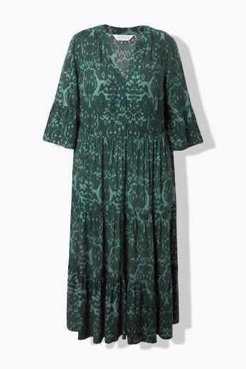 Plus size veliki brojevi Haljina maxi 3/4 rukava za punije