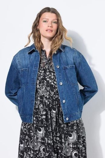 Plus size veliki brojevi Jakna od trapera za punije