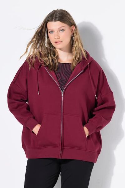 Veliki brojevi Majica dugih rukava s patentnim zatvaračem i kapuljačom moda za punije