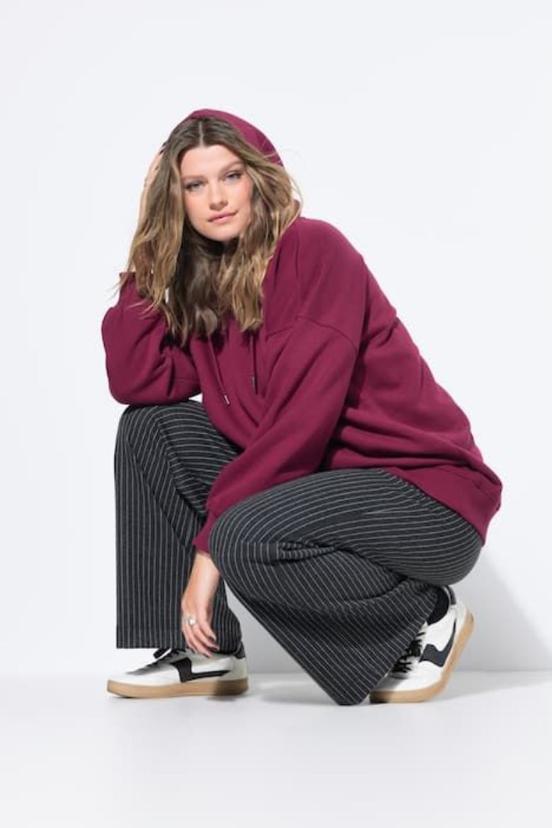 Plus size veliki brojevi Majica dugih rukava s kapuljačom za punije