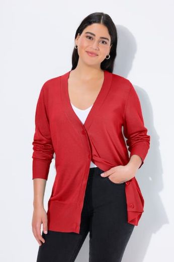 Plus size veliki brojevi Kardigan klasični V ovratnik za punije