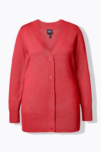 Plus size veliki brojevi Kardigan klasični V ovratnik za punije