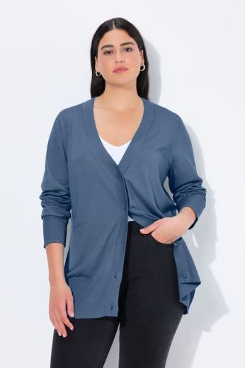 Plus size veliki brojevi Kardigan klasični V ovratnik za punije