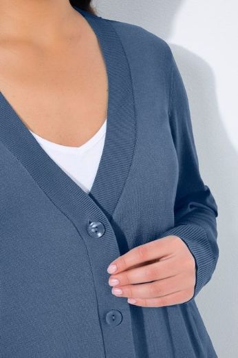 Plus size veliki brojevi Kardigan klasični V ovratnik za punije