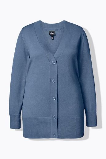 Plus size veliki brojevi Kardigan klasični V ovratnik za punije