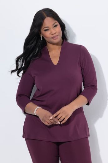 Plus size veliki brojevi Majica 3/4 rukavi za punije