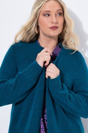 Plus size veliki brojevi Kardigan s džepovima za punije