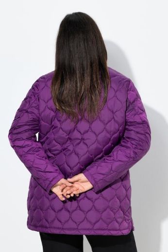 Plus size veliki brojevi Jakna štepana vodootporna povišenog ovratnika za punije