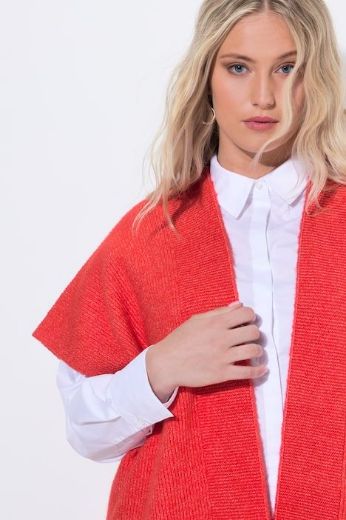 Plus size veliki brojevi Kardigan spuštenih kratkih rukava za punije