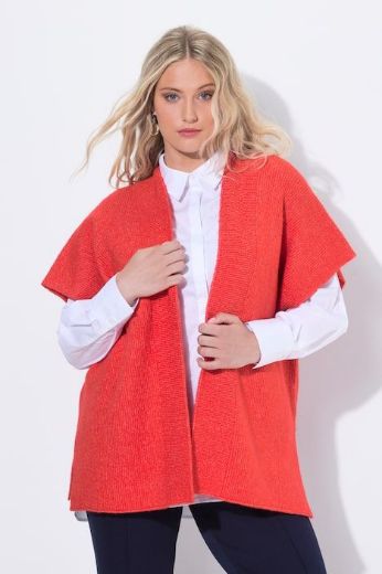 Plus size veliki brojevi Kardigan spuštenih kratkih rukava za punije