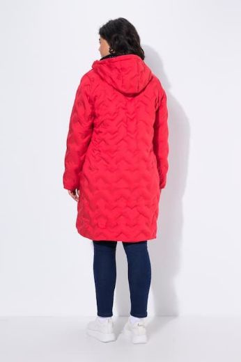 Plus size veliki brojevi Jakna prošivena dužeg A kroja za punije