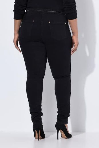 Plus size veliki brojevi Traperice uskih nogavica za punije
