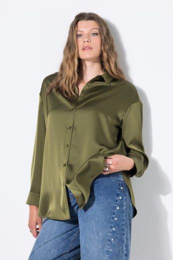 Plus size veliki brojevi Košulja dugih rukava šireg kroja za punije