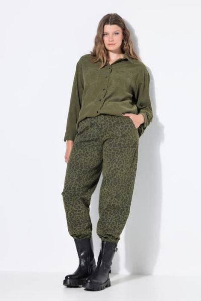 Veliki brojevi Hlače širokih nogavica moda za punije