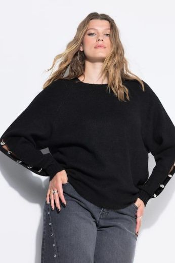 Plus size veliki brojevi Pulover dugih rukava šireg kroja za punije