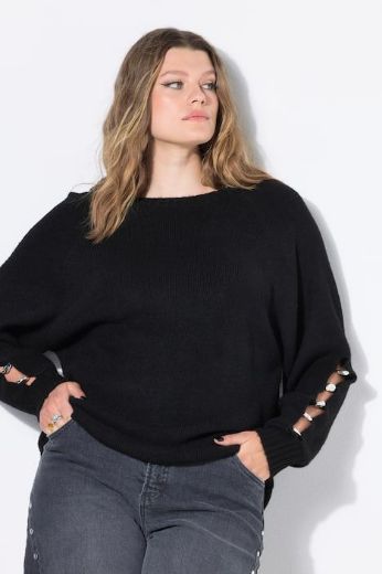 Plus size veliki brojevi Pulover dugih rukava šireg kroja za punije