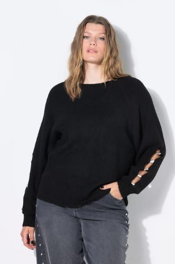 Plus size veliki brojevi Pulover dugih rukava šireg kroja za punije