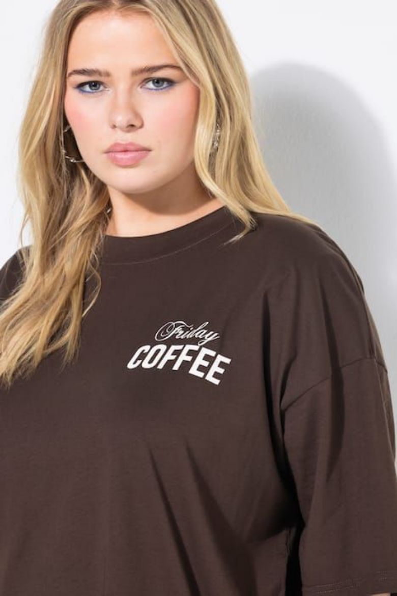 Plus size veliki brojevi Majica kratkih rukava šireg kroja za punije