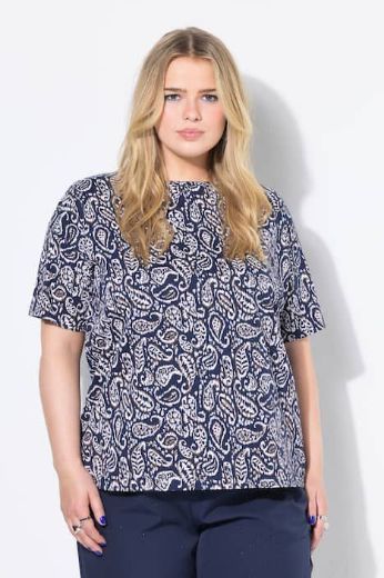Plus size veliki brojevi Majica kratkih rukava šireg kroja za punije