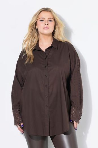 Plus size veliki brojevi Košulja dugih rukava šireg kroja za punije