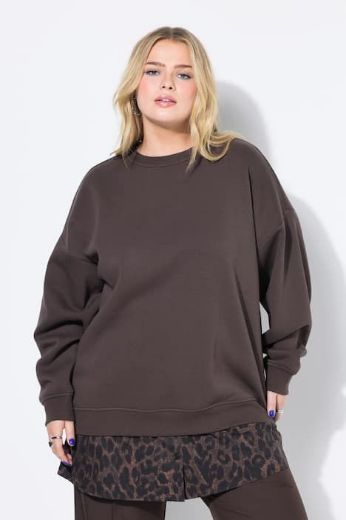 Plus size veliki brojevi Majica dugih rukava šireg kroja za punije