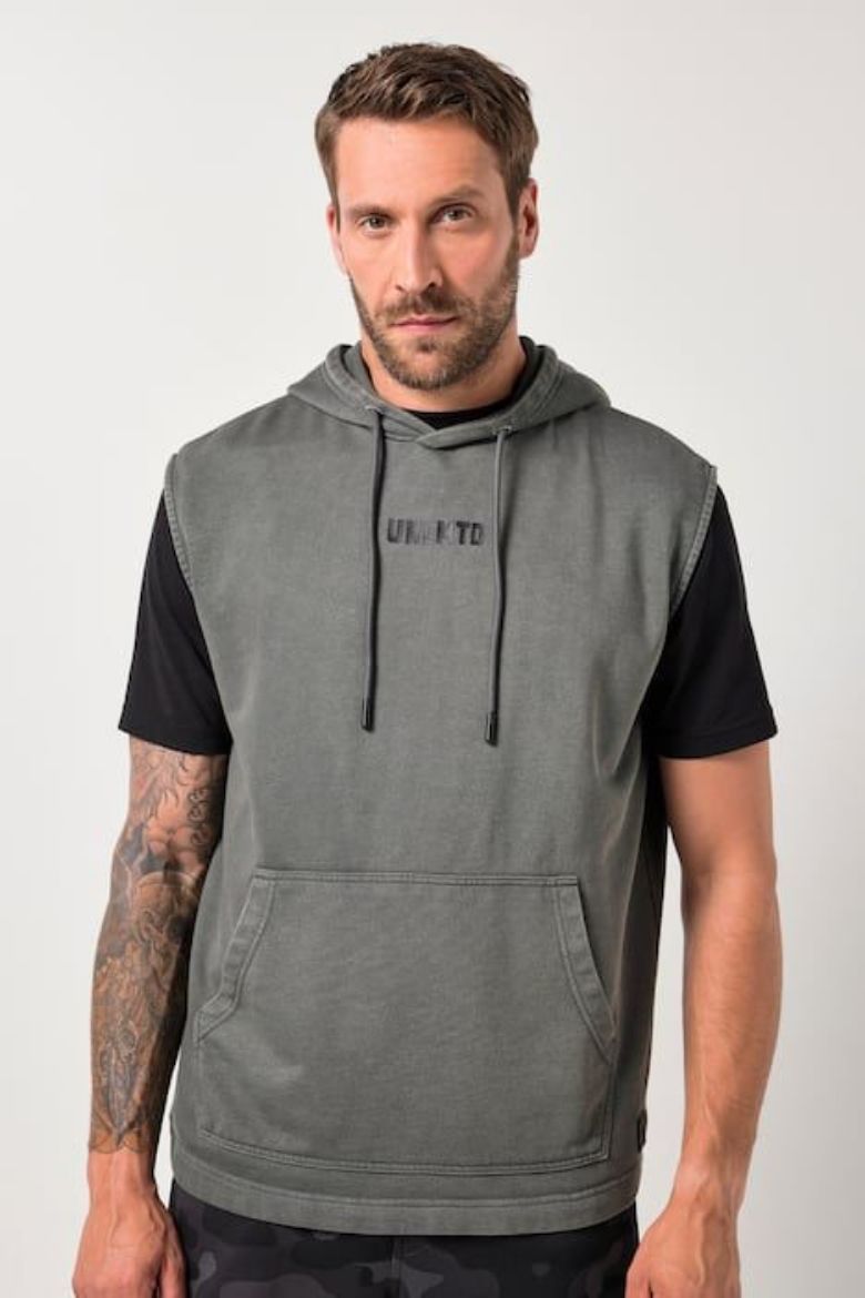 Plus size veliki brojevi Majica bez rukava s kapuljačom za punije