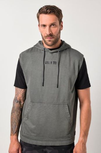 Plus size veliki brojevi Majica bez rukava s kapuljačom za punije