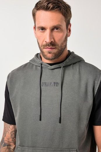 Plus size veliki brojevi Majica bez rukava s kapuljačom za punije