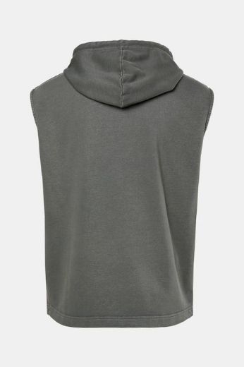 Plus size veliki brojevi Majica bez rukava s kapuljačom za punije