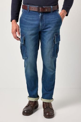 Plus size veliki brojevi Traperice Cargo za punije