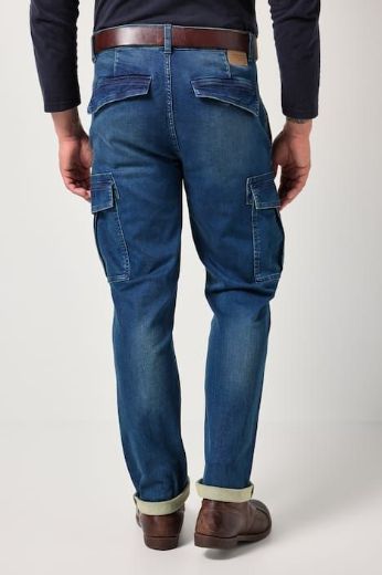 Plus size veliki brojevi Traperice Cargo za punije