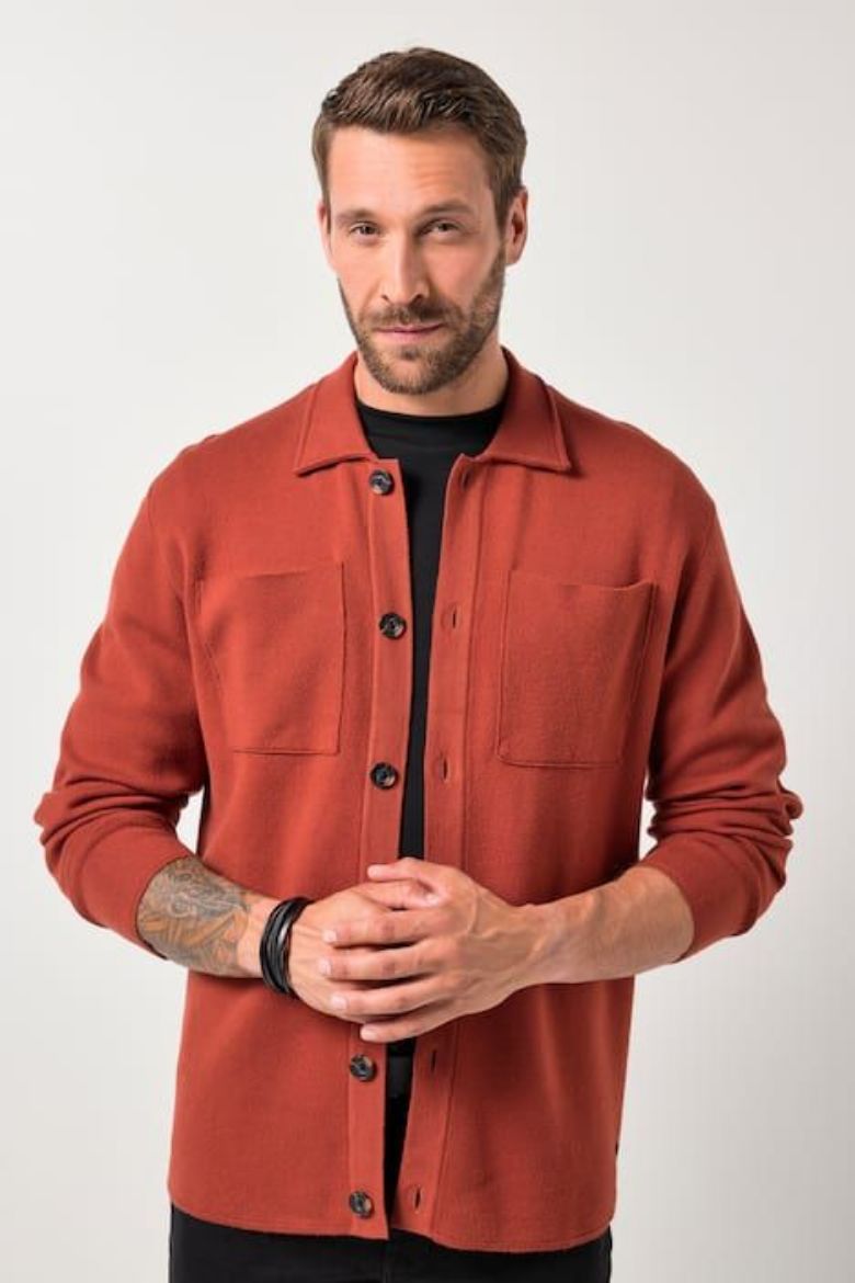 Plus size veliki brojevi Kardigan na kopčanje za punije