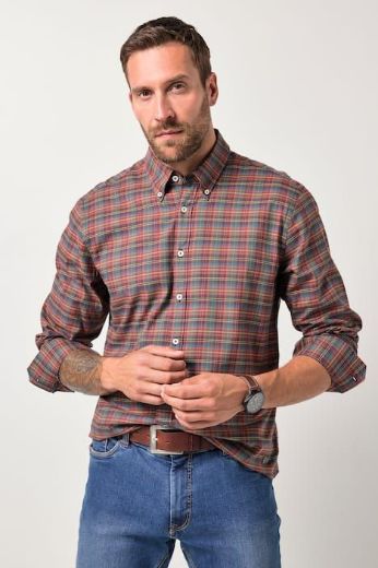 Plus size veliki brojevi Košulja karirana za punije