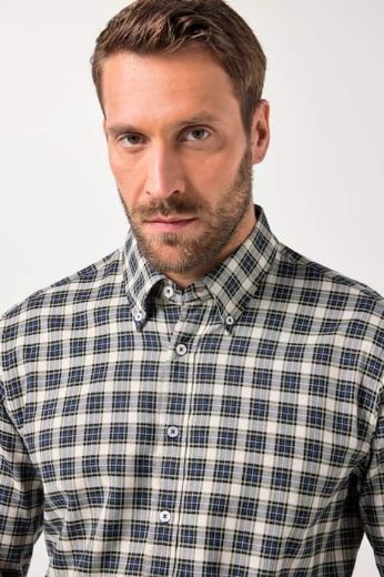 Plus size veliki brojevi Košulja karirana za punije