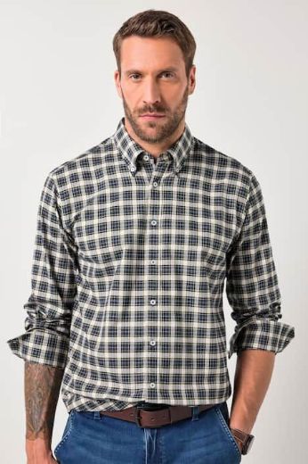 Plus size veliki brojevi Košulja karirana za punije