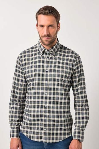 Plus size veliki brojevi Košulja karirana za punije