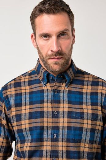 Plus size veliki brojevi Košulja karirana za punije