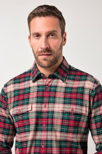 Plus size veliki brojevi Košulja karirana za punije