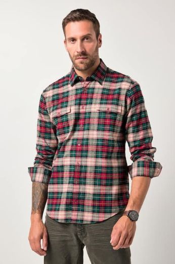 Plus size veliki brojevi Košulja karirana za punije