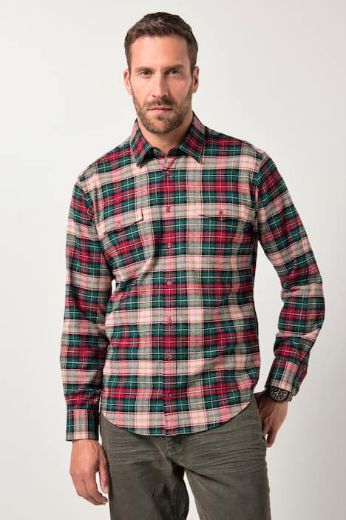 Plus size veliki brojevi Košulja karirana za punije